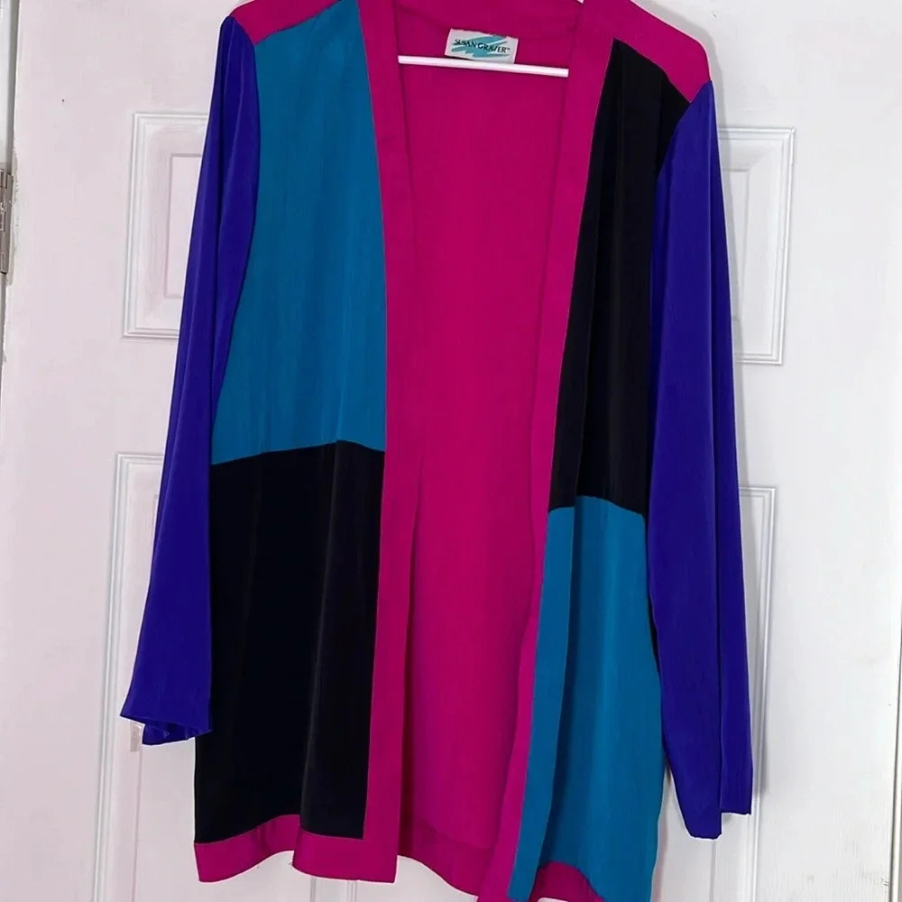 Vintage colorblock jacket/blazer